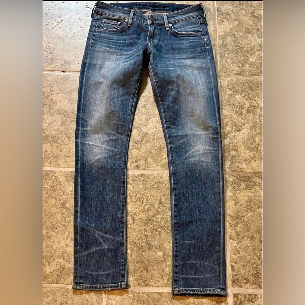 Citizens of Humanity Racer Low Rise Skinny Jeans Size26